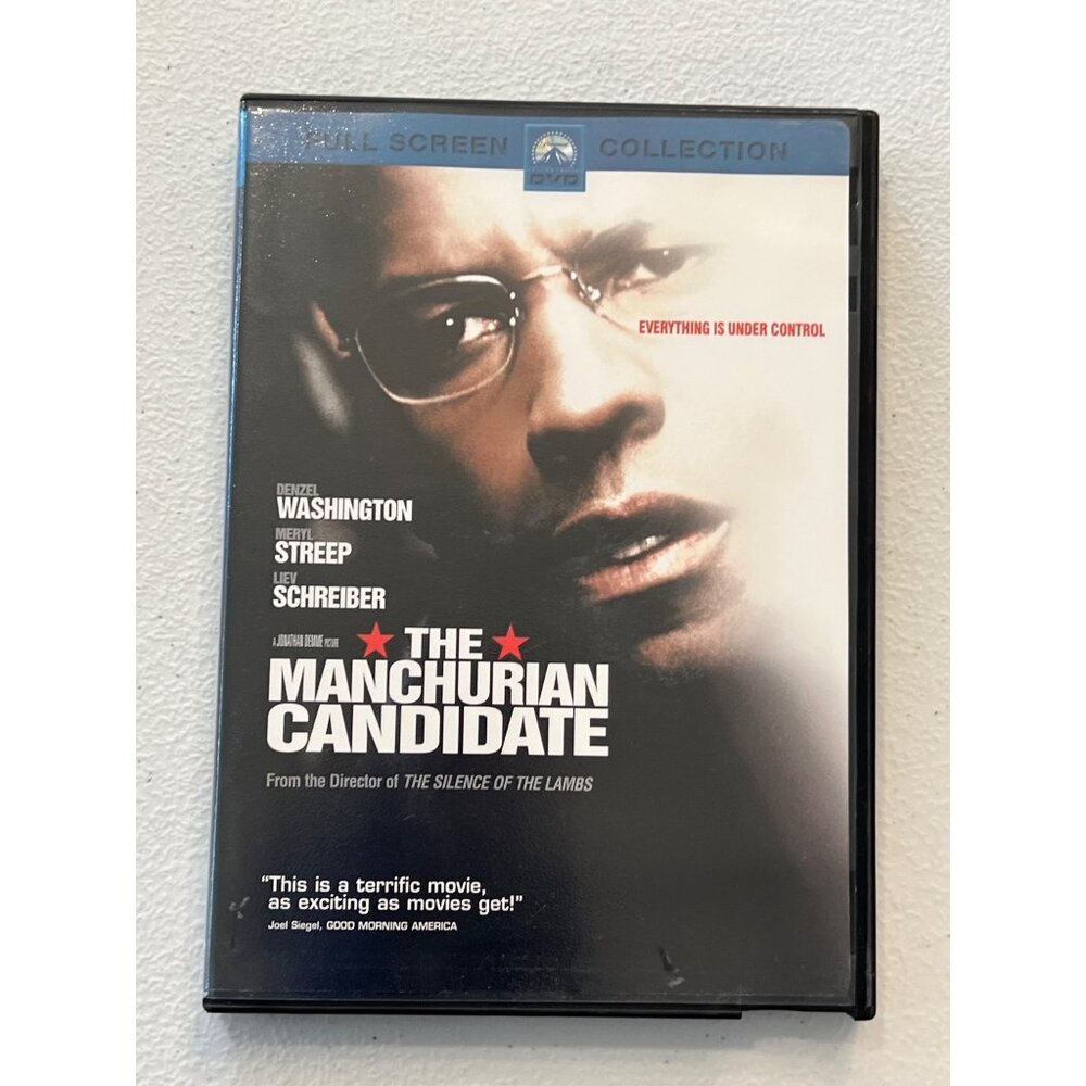 The Manchurian Candidate 2004 DVD Thriller Movie Denzel Washington Pre-Owned